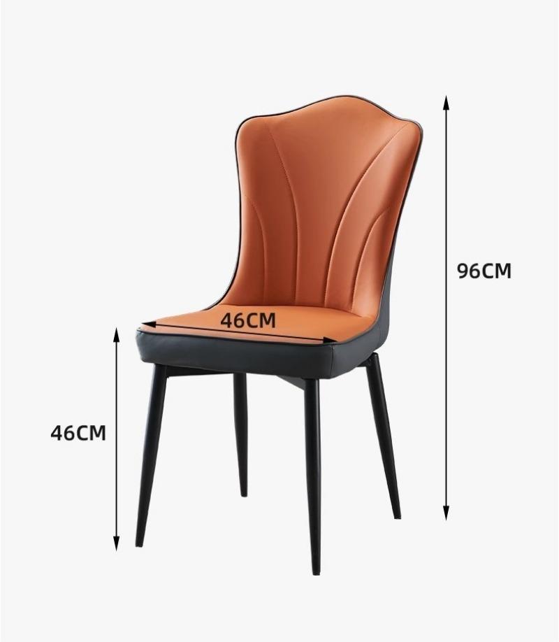 Ghế ăn bọc da sang trọng phong cách Ý ST8846 14