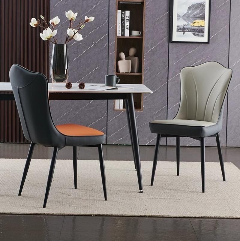 Ghế ăn bọc da sang trọng phong cách Ý ST8846 7