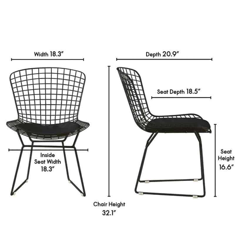 Ghế ăn cao cấp Harry Bertoia Chair SE5412 13