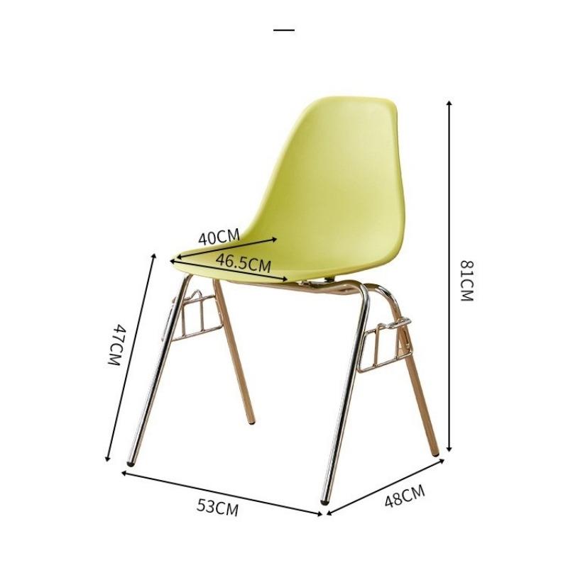 Ghế ăn Eames tựa lưng liền mảnh sáng tạo BZ5348 16