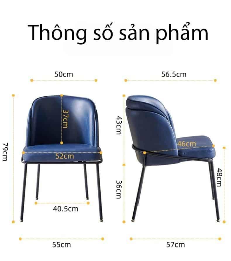 Ghế ăn gia đình thiết kế lưng cong cao cấp SFC399 17