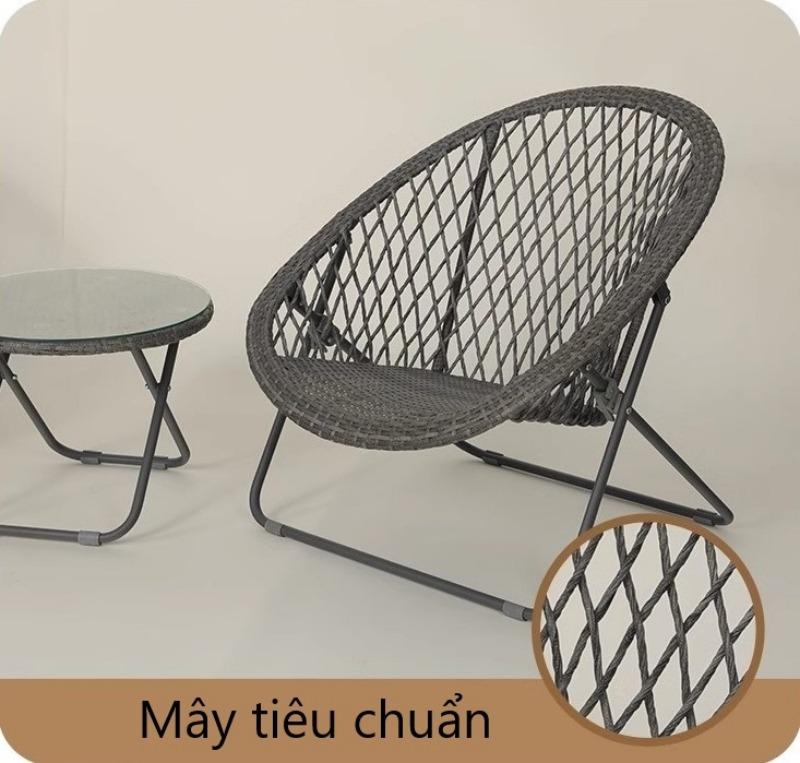 Ghế ban công giả mây thư giãn chống nước DRY303 12