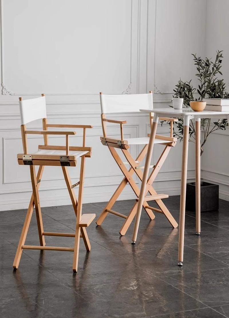 Ghế bar gấp di động bằng gỗ có tựa lưng DS7361 5 Ghế bar gấp di động bằng gỗ có tựa lưng DS7361 8