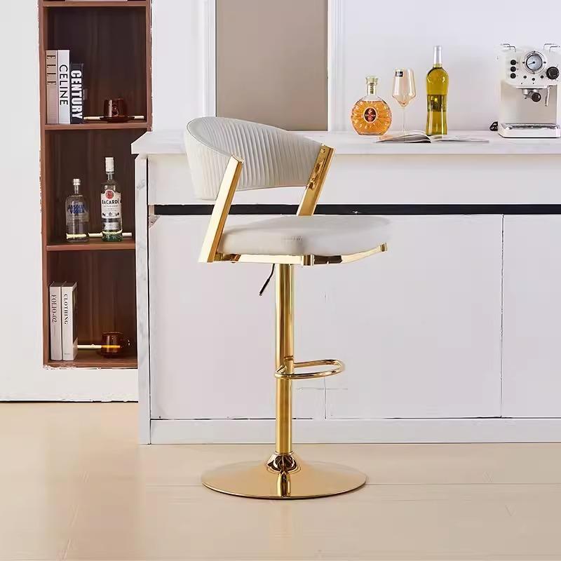 Ghế bar quầy lễ tân tựa lưng vòng cung AP0099 8