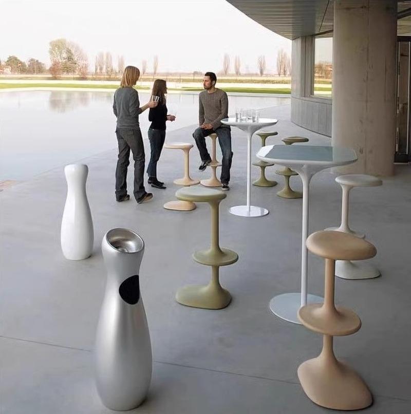 Ghế bar xương cá nhiều màu cá tính YZ7536 12