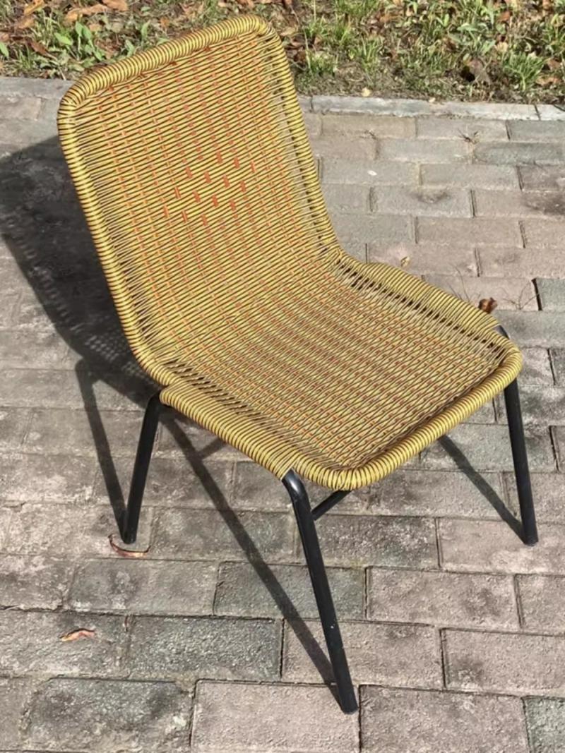 Ghế cà phê tựa lưng giả mây ngoài trời PS1741 9