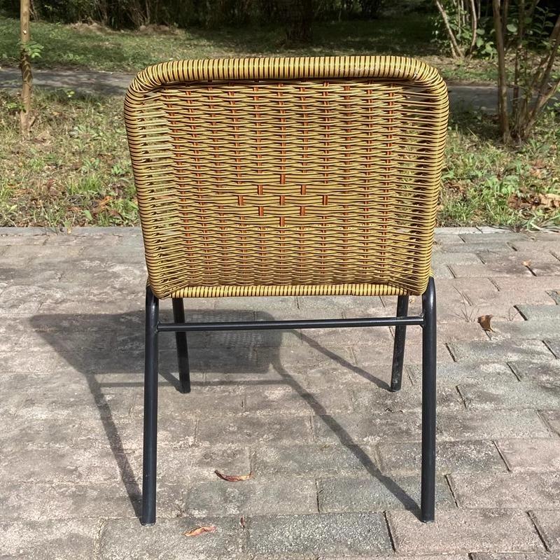 Ghế cà phê tựa lưng giả mây ngoài trời PS1741 10