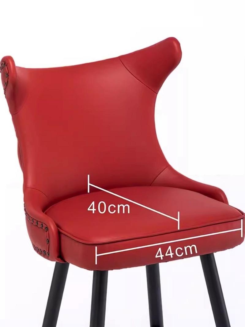 Ghế cao Bar Stool tựa lưng đính cườm sang trọng YC4113 9