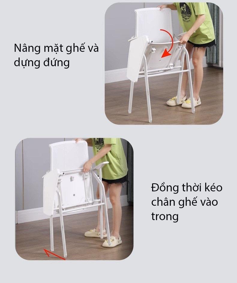 Ghế đào tạo gấp gọn nhiều màu sắc DF7287 13