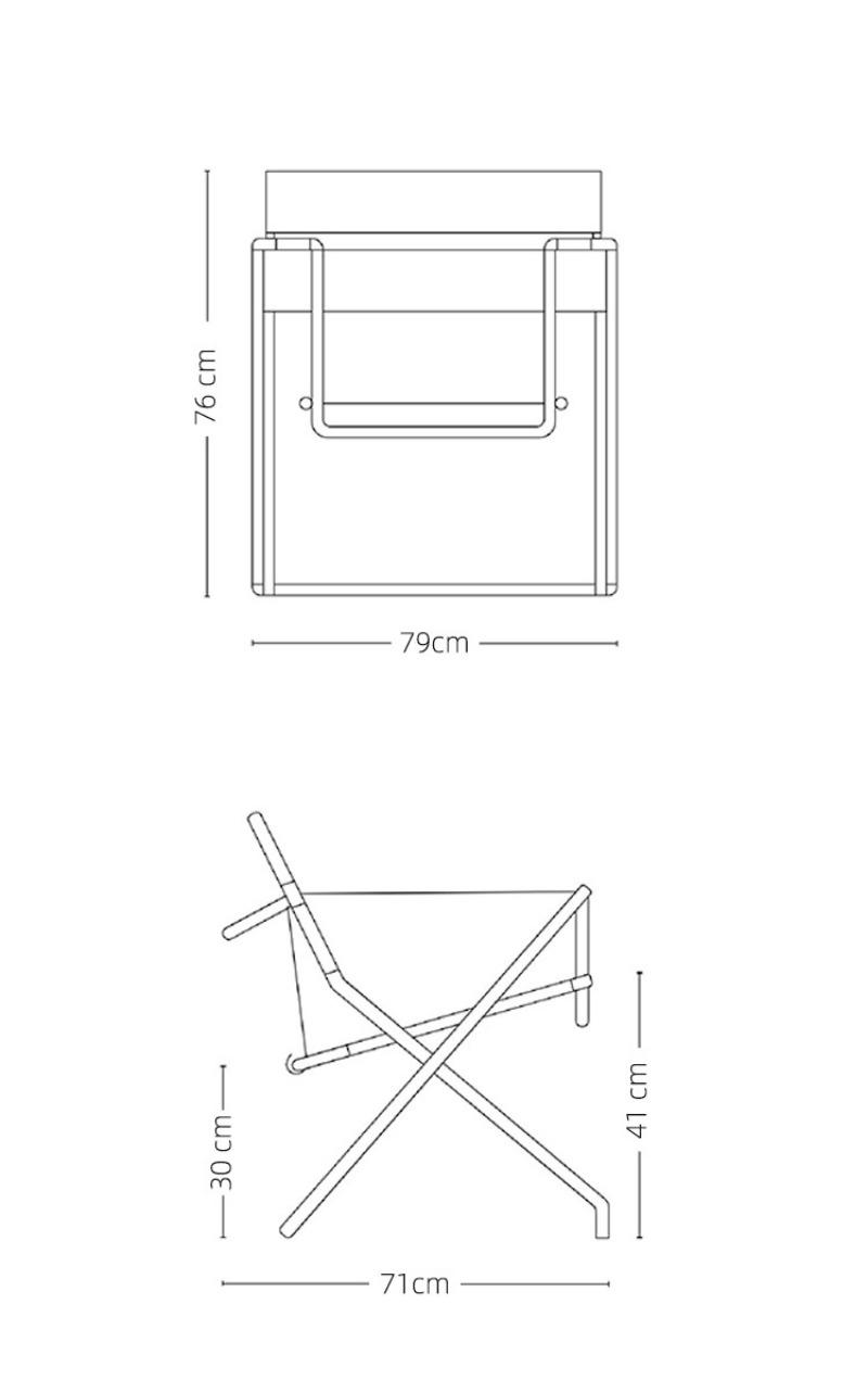 Ghế đọc sách Wassily Chair phong cách Bauhaus SH7848 15