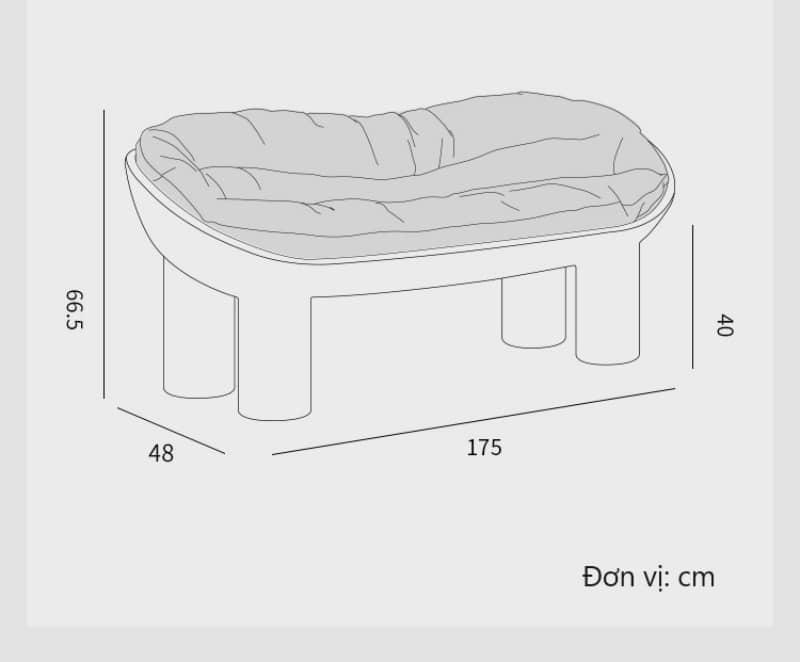 Ghế đôi chân voi thư giãn nhiều màu YN6307 13