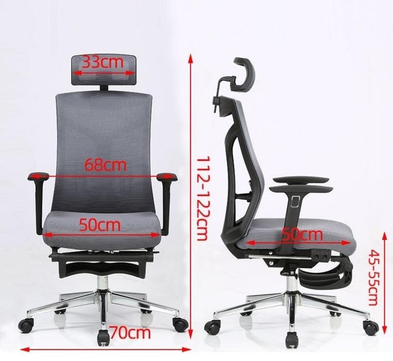 Ghế Ergonomic khung chữ Y tay vịn 3D CY2010 17