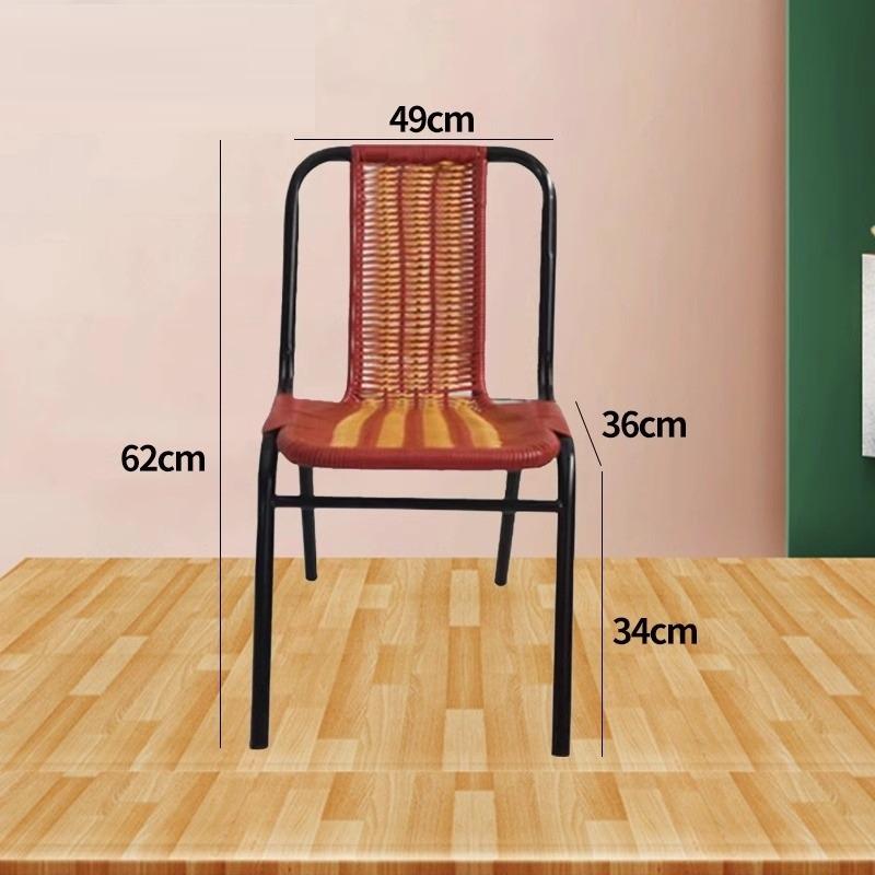 Ghế giả mây đan cafe ngoài trời JG6774 12