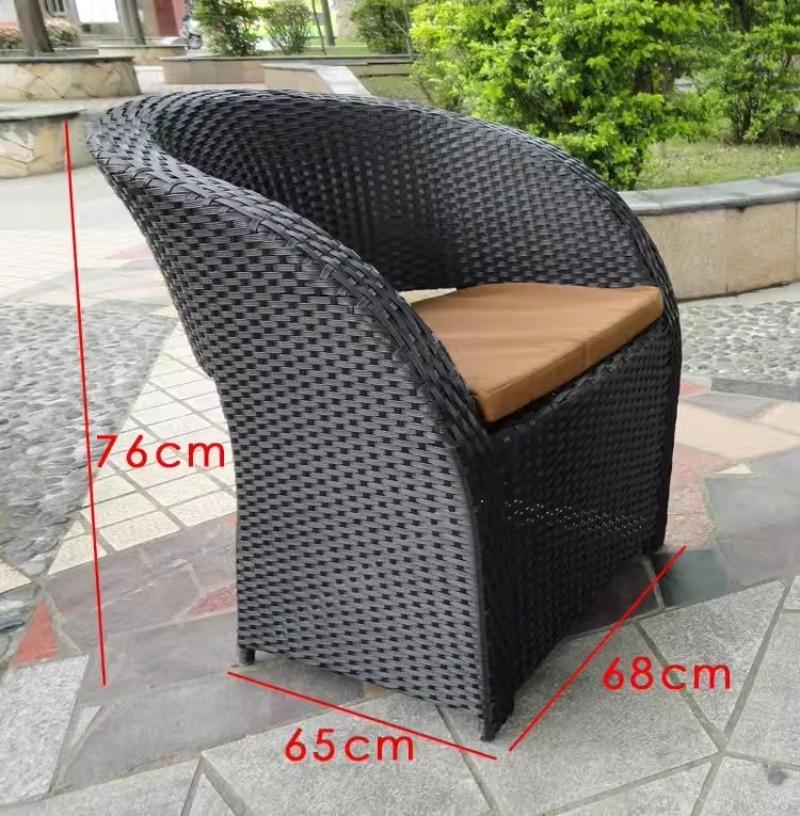 Ghế giả mây sân vườn ngoài trời sáng tạo AB2238 17