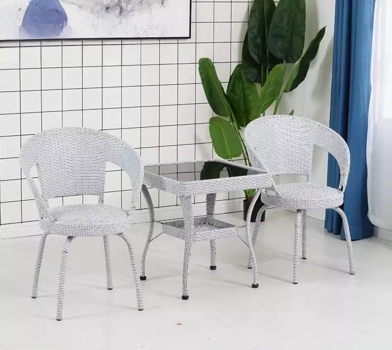 Ghế giả mây đệm xoay 360 độc đáo QH4171 7