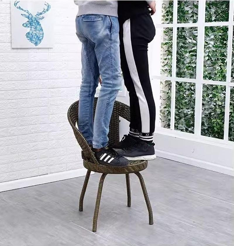 Ghế giả mây đệm xoay 360 độc đáo QH4171 12