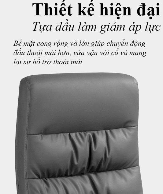 Ghế giám đốc xoay tựa lưng bọc da thú SB6549 10