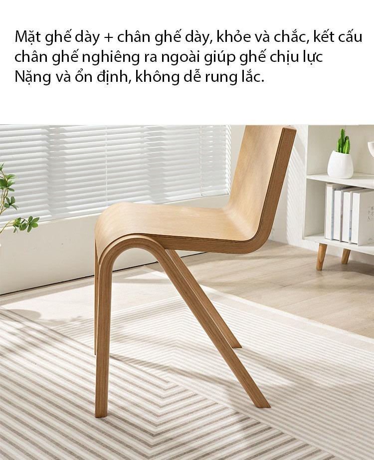 Ghế gỗ cafe Ready Chair khung chân độc đáo Y810 13