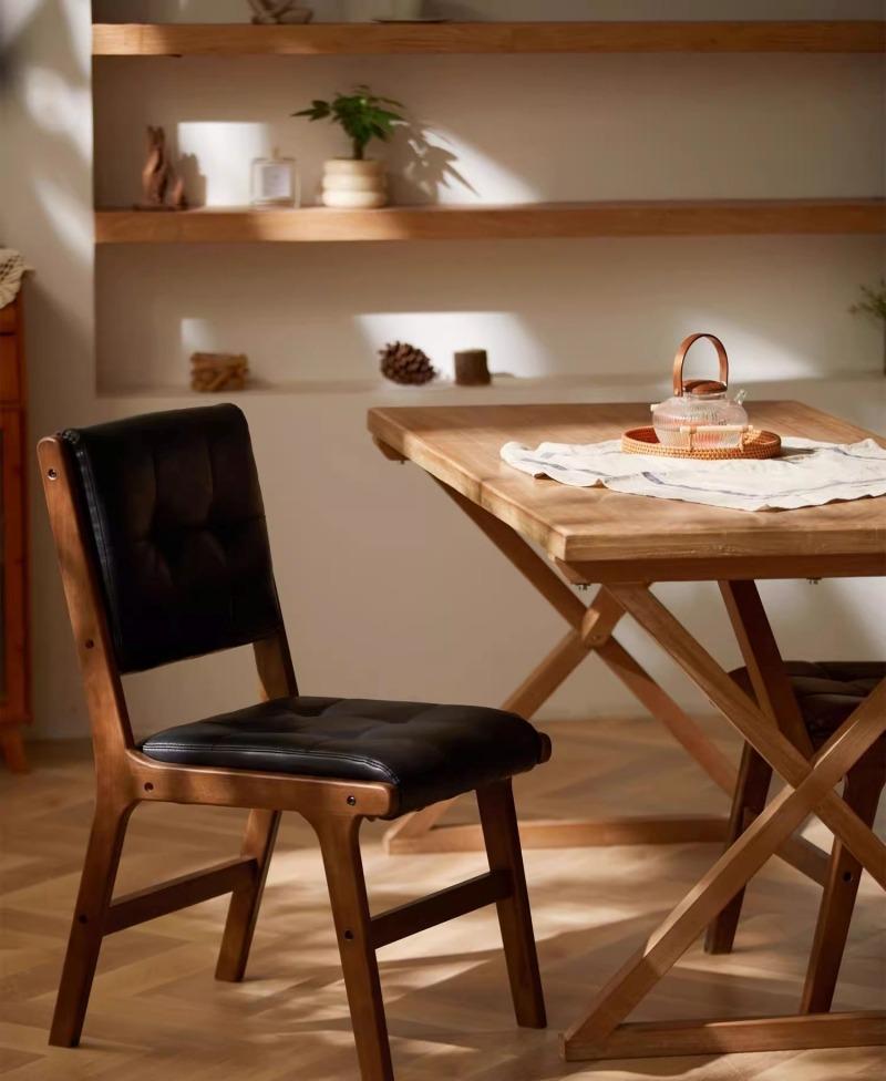 Ghế gỗ nguyên khối hiện đại phong cách Bắc Âu FC8186 6