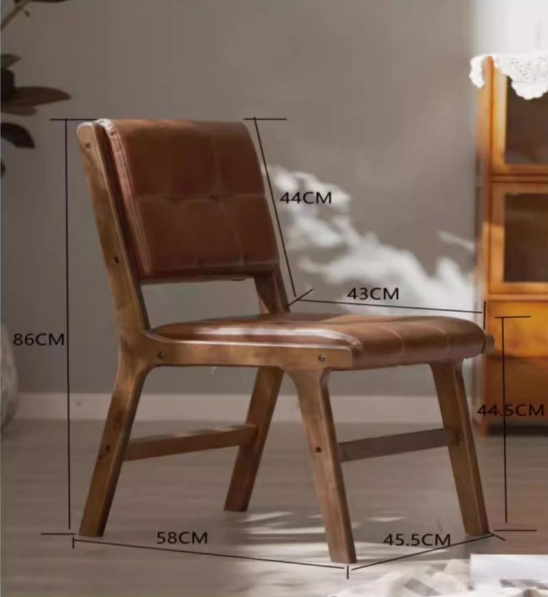 Ghế gỗ nguyên khối hiện đại phong cách Bắc Âu FC8186 21