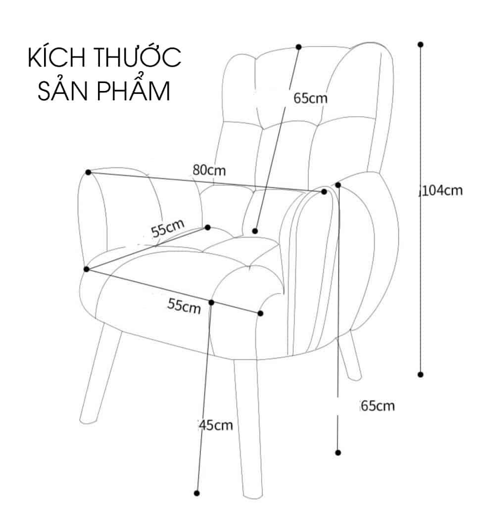 Ghế lười ngồi máy tính thư giãn giải trí PD4281 12