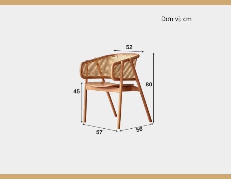 Ghế mây gỗ nguyên khối uốn cong nghệ thuật DP2325 17