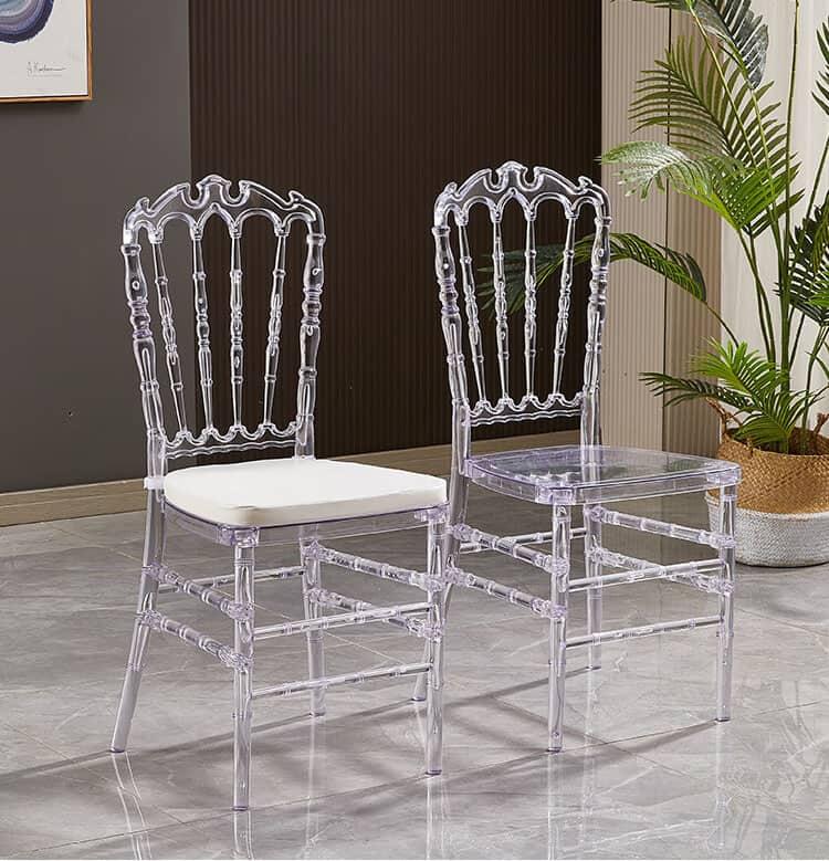 Ghế ăn trong suốt cao cấp Napoleon Chair AC2653 8