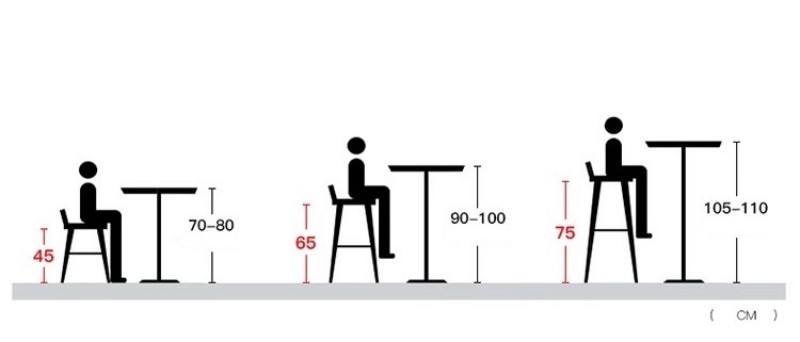 Ghế quầy bar chân sắt nhiều màu hiện đại LK213 11