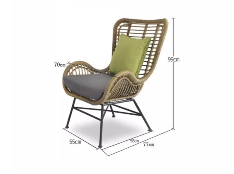 Ghế sofa ban công bàn trà thư giãn WR1318 13 Ghế sofa ban công bàn trà thư giãn WR1318 16