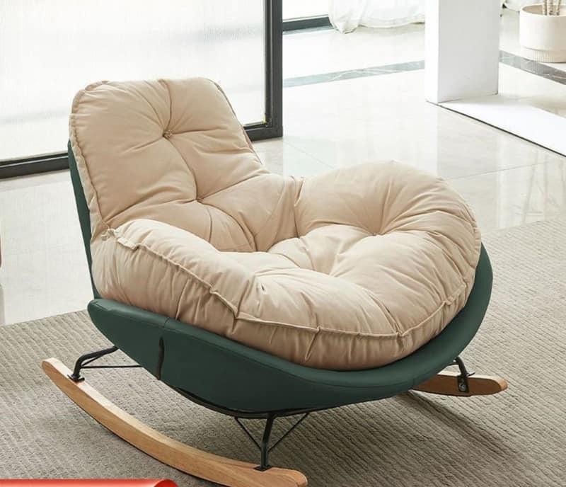 Ghế sofa bập bênh hình vỏ trứng độc đáo HJ5062 7