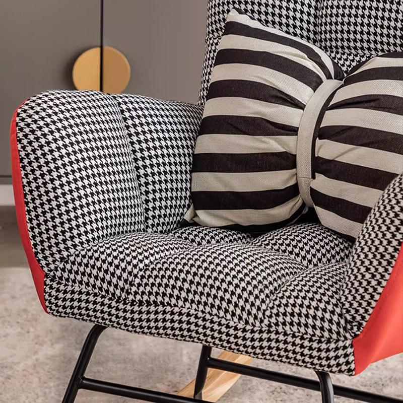 Ghế sofa họa tiết Houndstooth sang trọng YK122 13