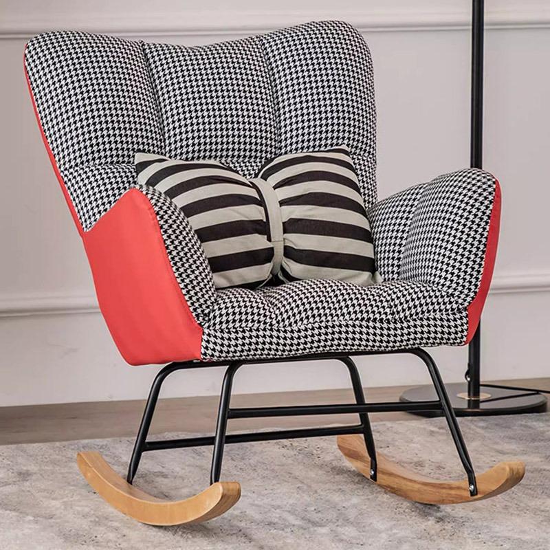 Ghế sofa họa tiết Houndstooth sang trọng YK122 15