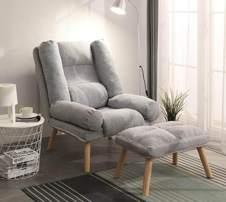 Ghế sofa lười chân gỗ thư giãn giải trí tại nhà LP2020 9