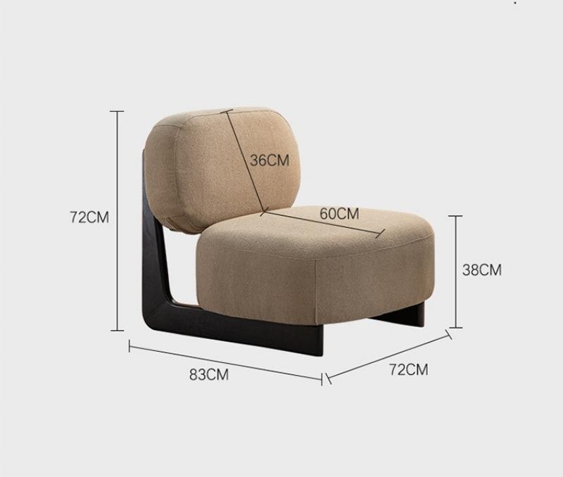 Ghế sofa lười thư giãn khung gỗ tự nhiên FT3478 18