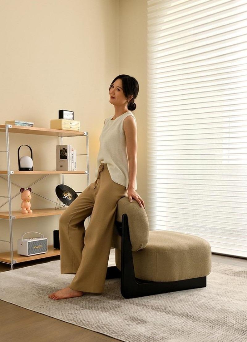 Ghế sofa lười thư giãn khung gỗ tự nhiên FT3478 5