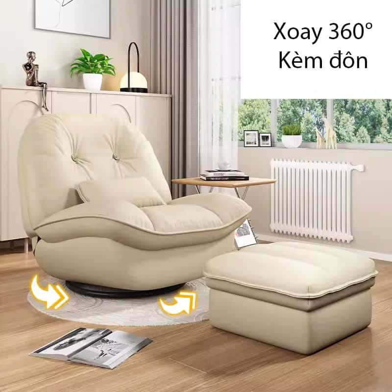 Ghế sofa lười tựa lưng xoay 360 nhiều màu SQ048 7