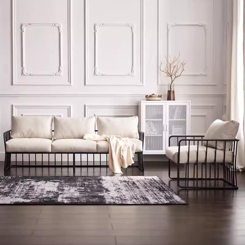 Ghế sofa phòng khách đơn đôi ba kết hợp LXY614 4