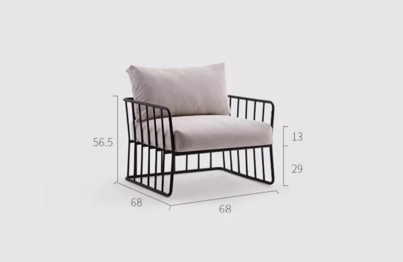 Ghế sofa phòng khách đơn đôi ba kết hợp LXY614 18