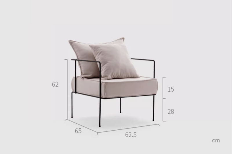 Ghế sofa phòng khách đơn và đôi kiểu Bắc Âu LXY905 17