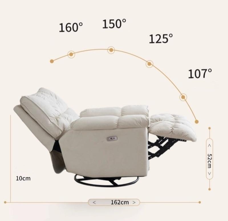 Ghế sofa thư giãn bập bênh tích hợp USB WHC111 13