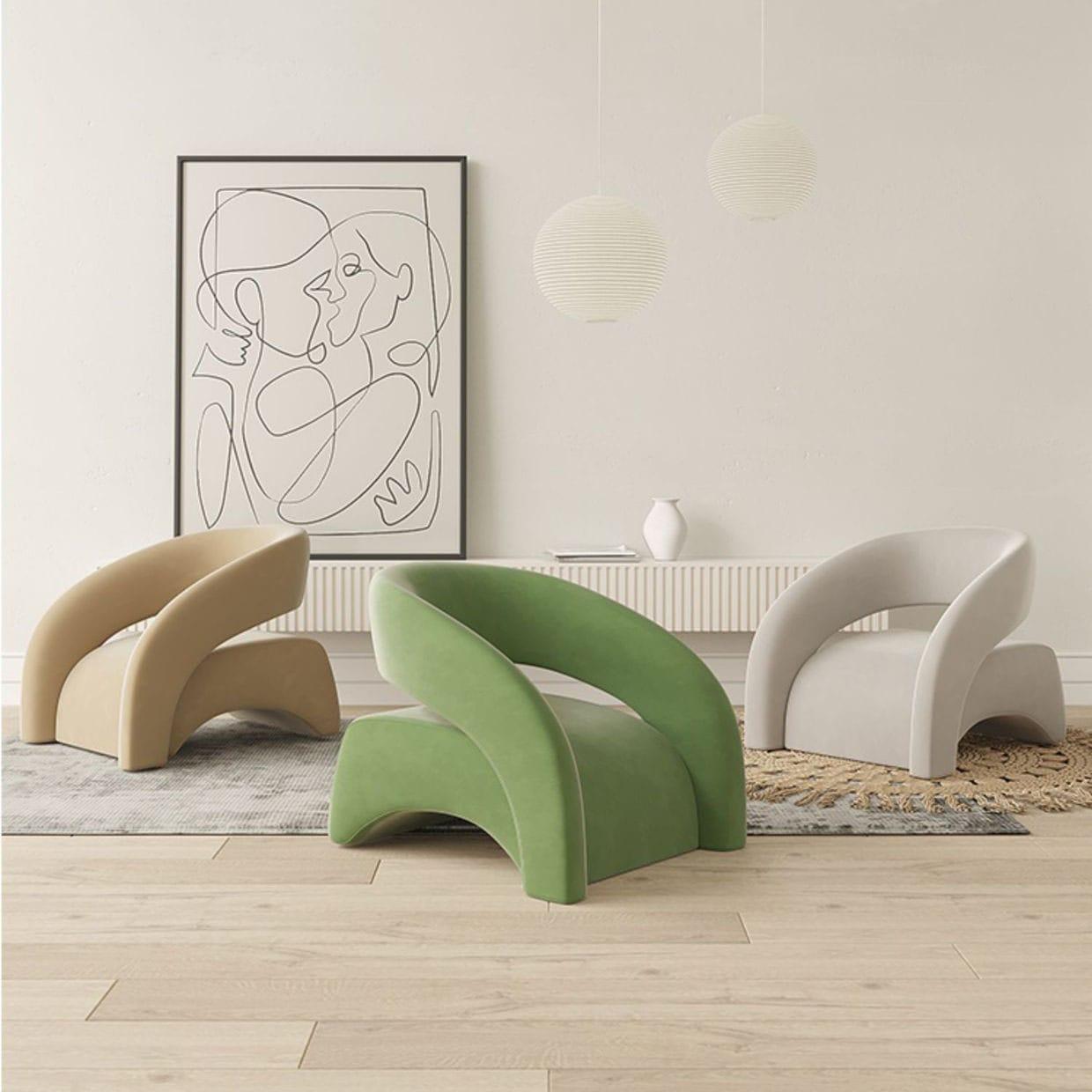 Ghế sofa thư giãn hiện đại Raviolo Chair HO7088 12