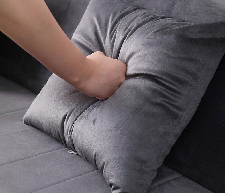 Ghế sofa tiếp khách băng dài kèm gối QS006 9