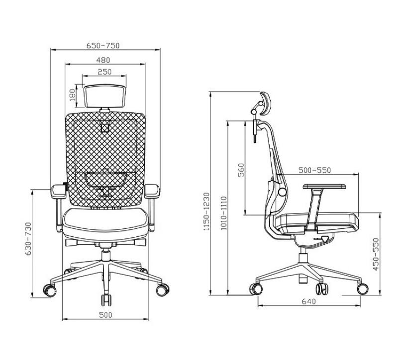 Ghế văn phòng công thái học chất lượng cao M6GAS 15