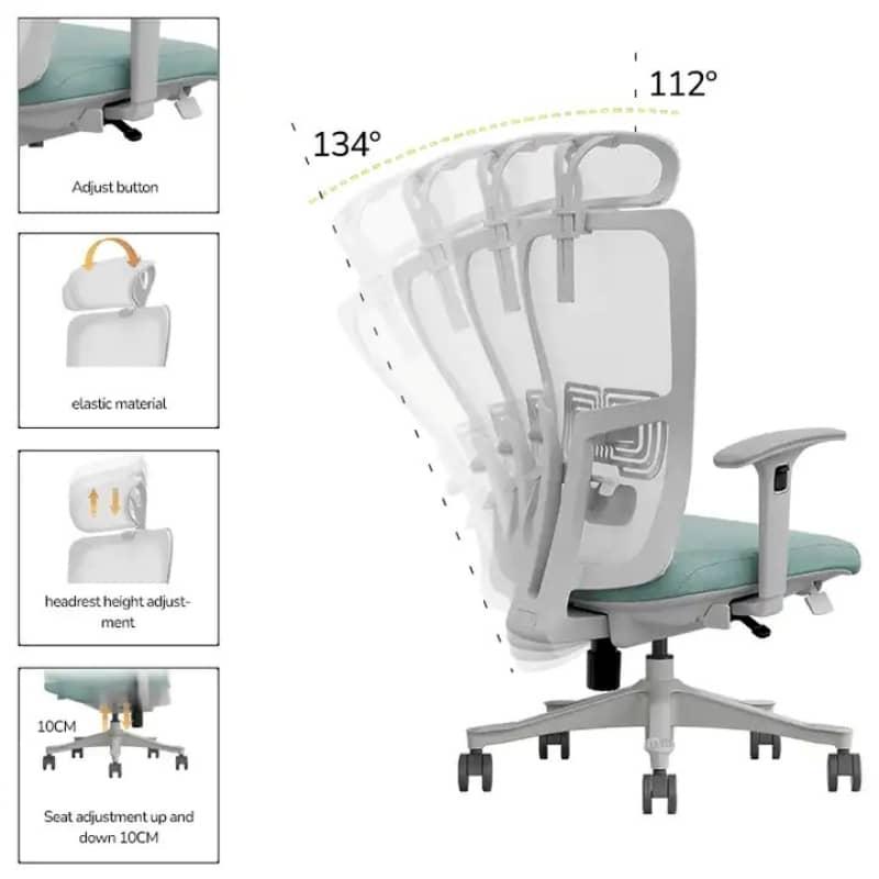 Ghế văn phòng công thái học đa chức năng SK5GH 6