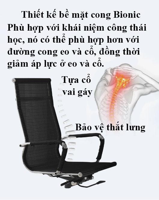 Ghế văn phòng xoay tựa lưới thoáng khí SB3983 8