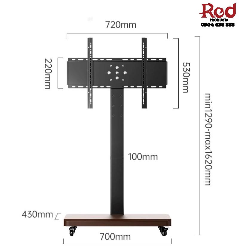 Giá đỡ Tivi di động xoay ngang dọc 90 độ MW0919 11