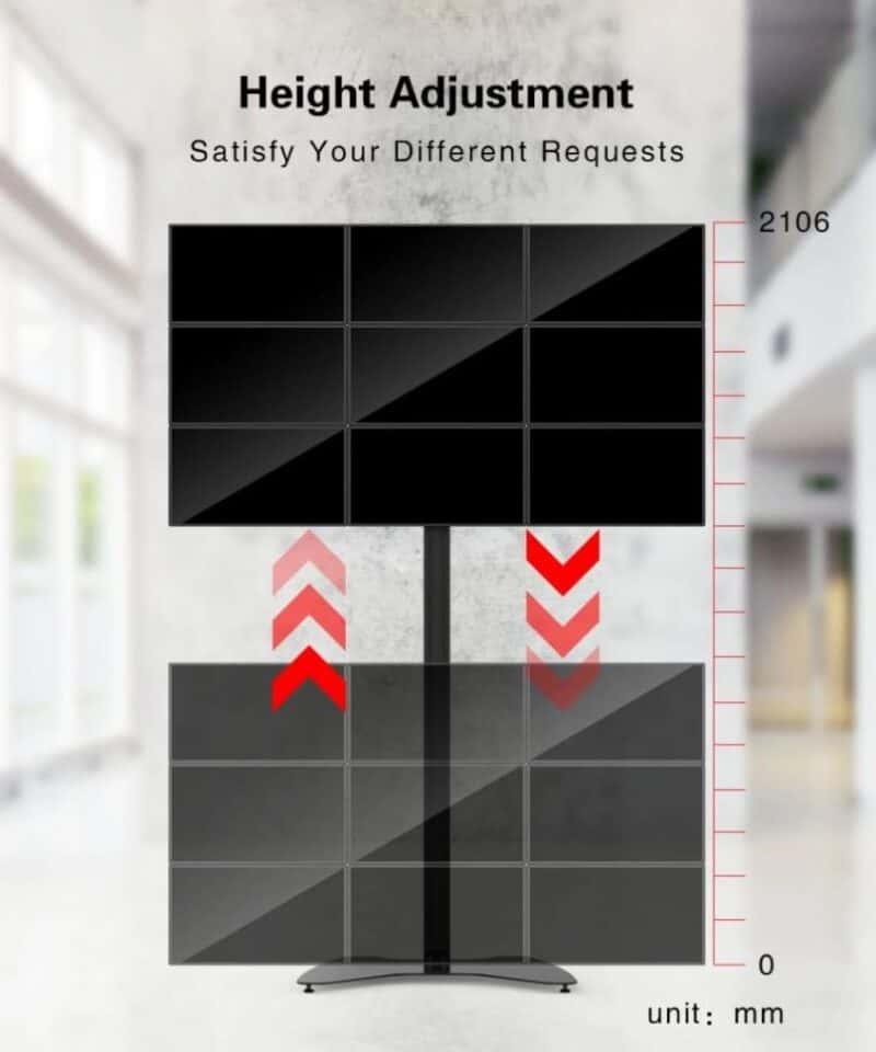 Giá treo tivi có bánh xe ML-04 16