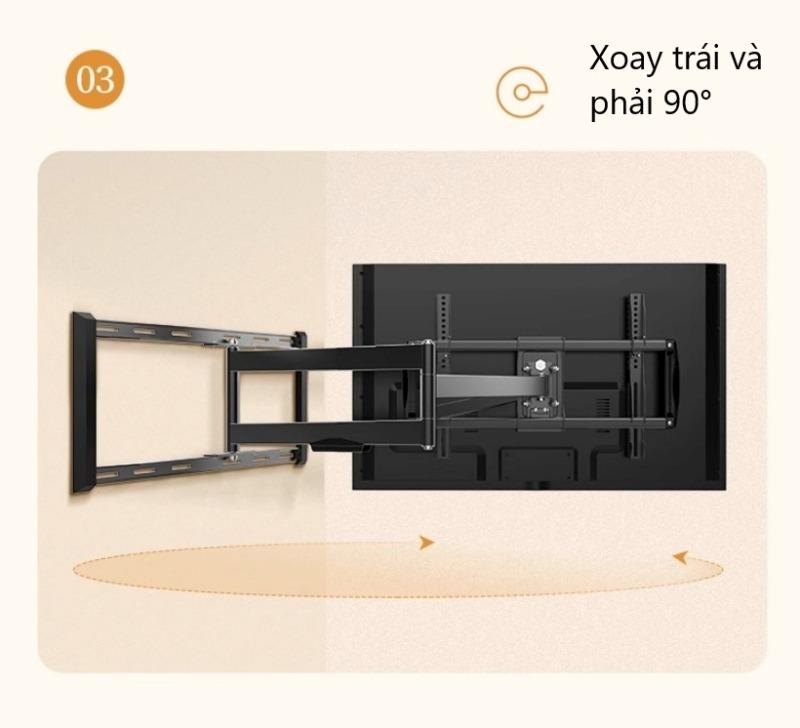 Giá treo tivi đa năng xoay 90 độ HP2082 14