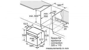 Lò nướng kết hợp hấp vi sóng 60cm BOSCH HMH.HNG6764S1A 2