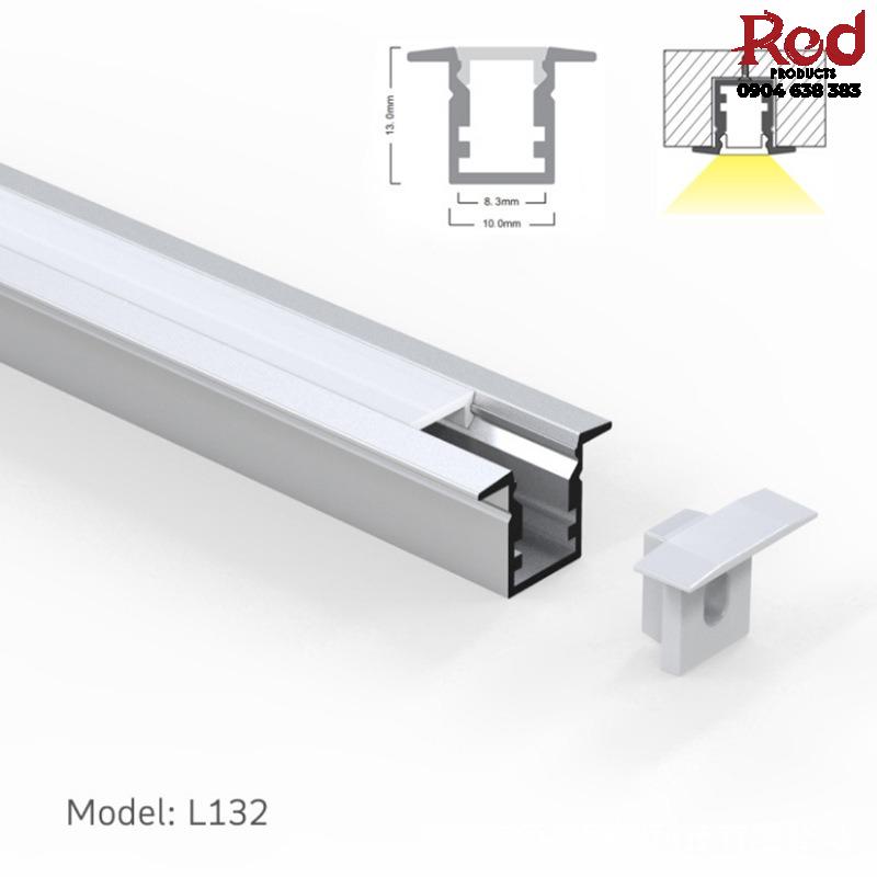 Máng đèn LED thanh rãnh chữ U nhiều kiểu dáng DL1221 5